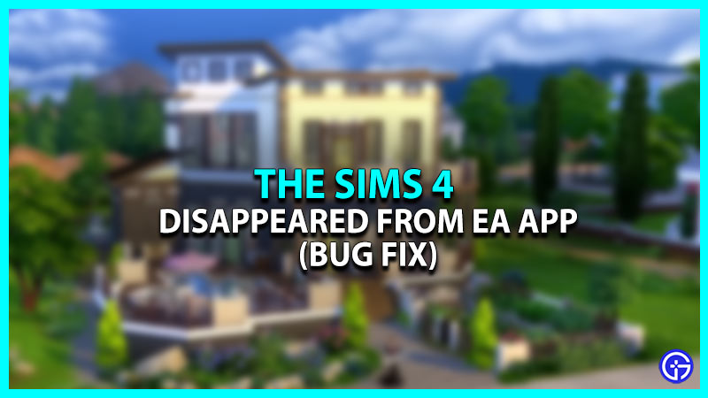 The Sims 4 Not Showing Up In EA App (Bug Fix)