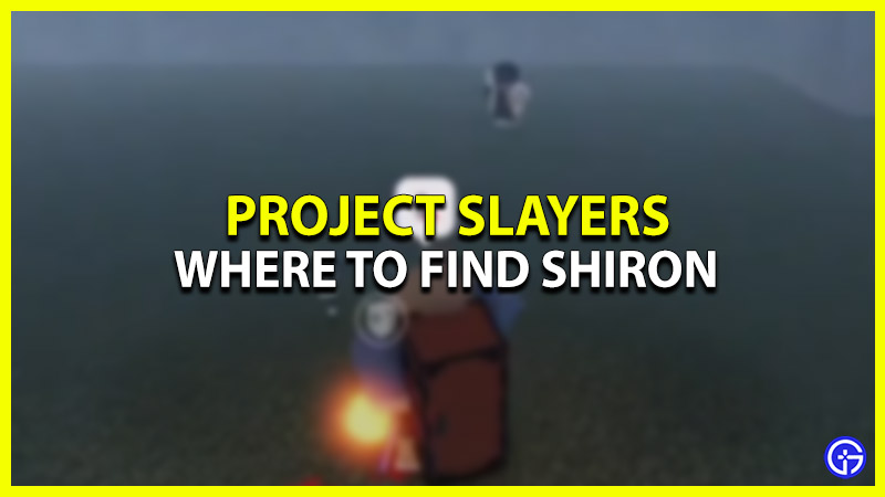 Where Is Shiron In Project Slayers? (Location)